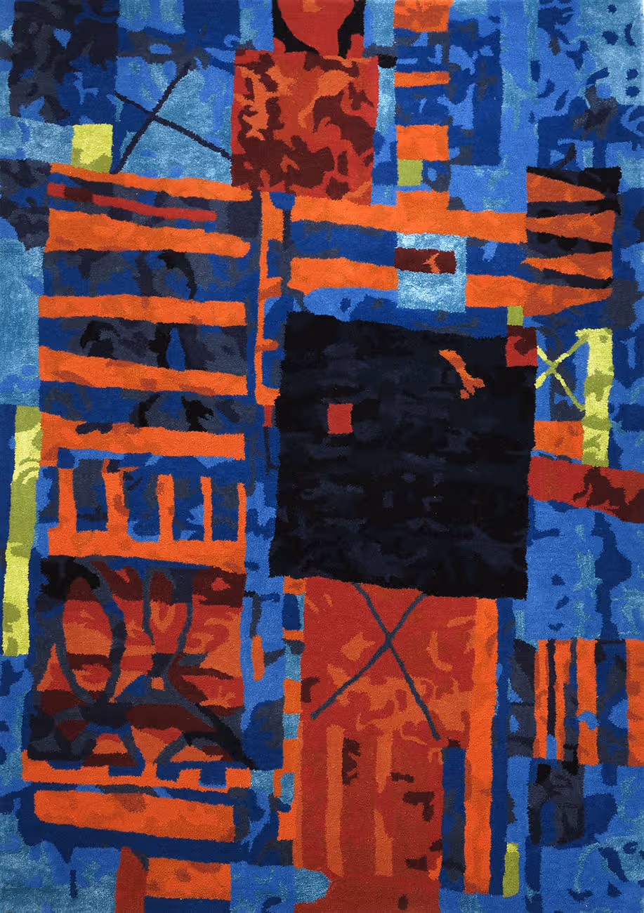 Foreign Accents Multi-Colored Wool Rug 2