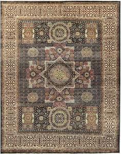 MPS Rugs Black Traditional Wool Rug Product Image