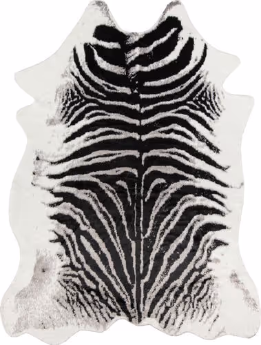 Modern Loom Acadia ACA-1 Black Animal Print Rug Product Image