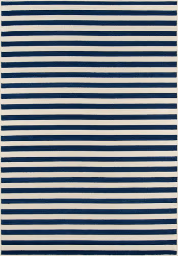 Modern Loom Baja BAJ-1 Navy Abstract Outdoor Rug Product Image