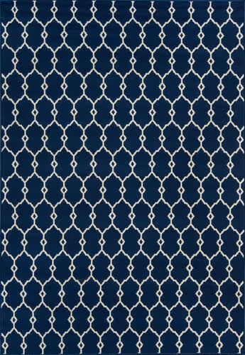 Momeni Baja BAJ-2 Navy Power Loomed Synthetic Rug Product Image
