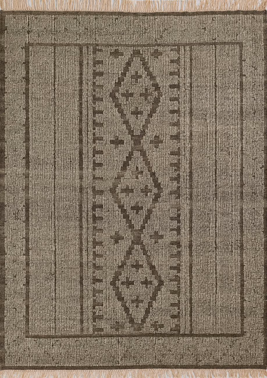 Momeni Bristol BRS-2 Beige Hand Woven Cotton Rug