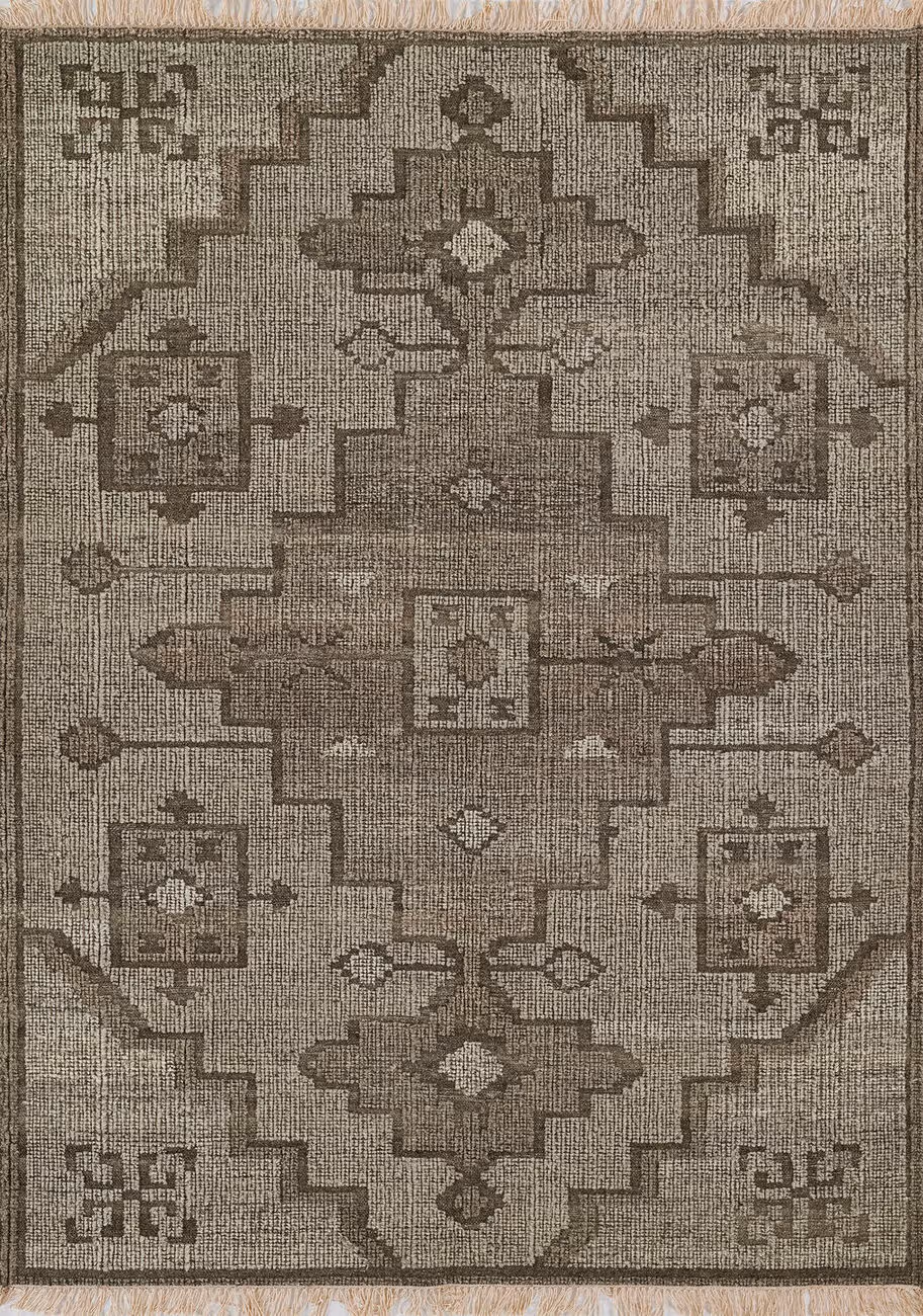 Momeni Bristol BRS-3 Beige Hand Woven Cotton Rug