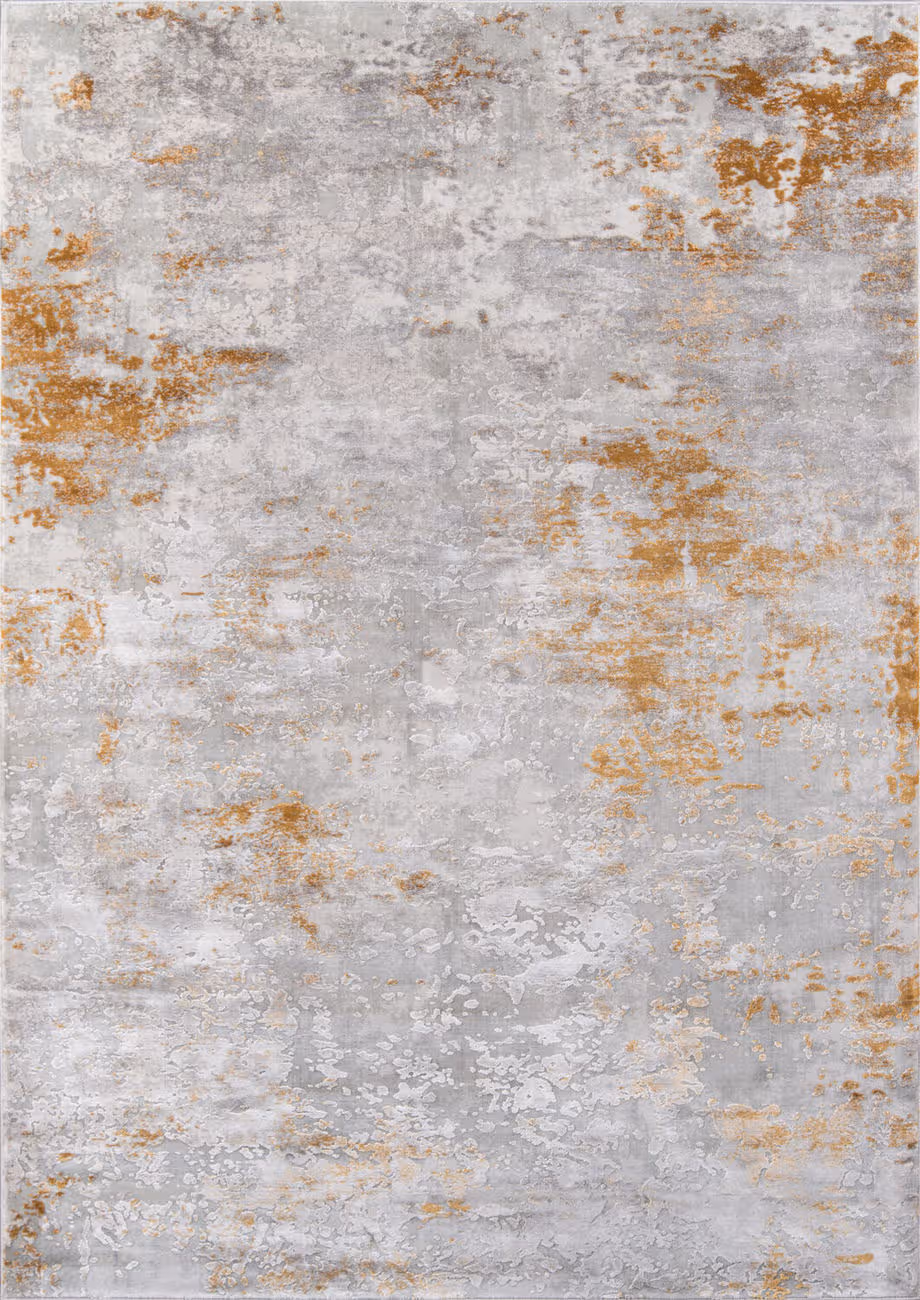 Momeni Cannes CAN-5 Yellow Power Loomed Synthetic Rug