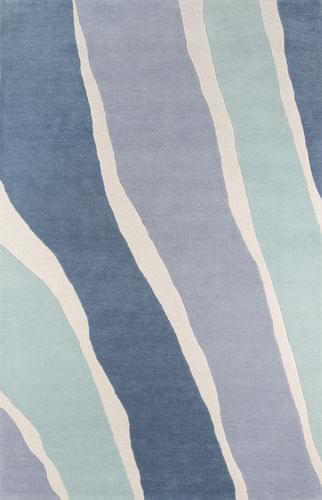 Modern Loom Delmar DEL-4 Blue Abstract Rug Product Image