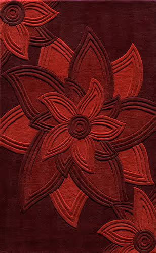 Modern Loom Delhi DL-40 Red Rug Product Image