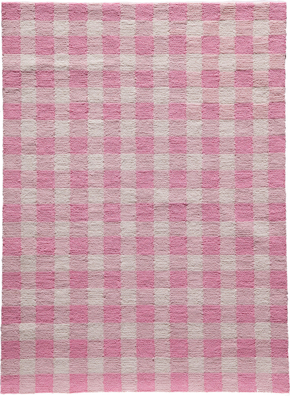 Modern Loom Geo GEO31 Pink Rug from the Bauhaus Minimal Design Rugs