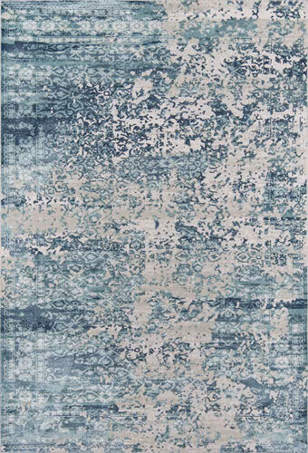 Momeni Genevieve GNV-6 Blue Power Loomed Synthetic Rug Product Image