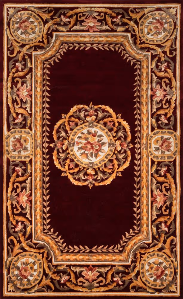 Momeni Harmony India HAI12 Burgundy Rug Product Image