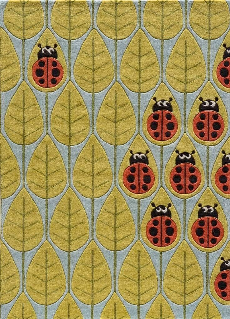 Momeni Lil Mo Whimsy LMJ13 Lady Bug Red Rug