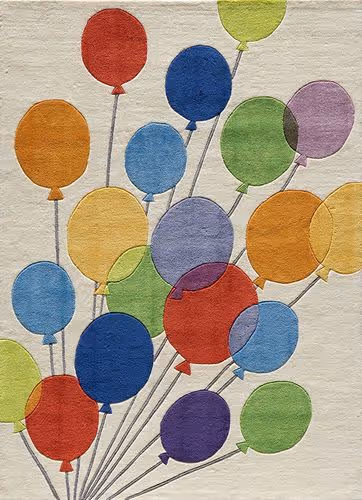 Momeni Lil Mo Whimsy LMJ16 Multi Balloons Rug Product Image