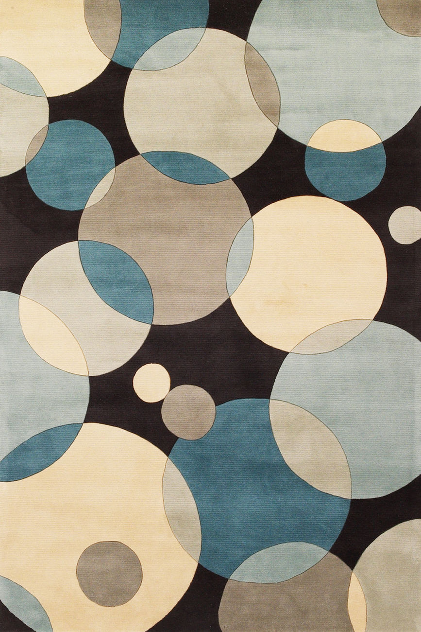 Momeni New Wave NW37 Teal Rug from the Modern Rug Masters collection at Modern Area Rugs
