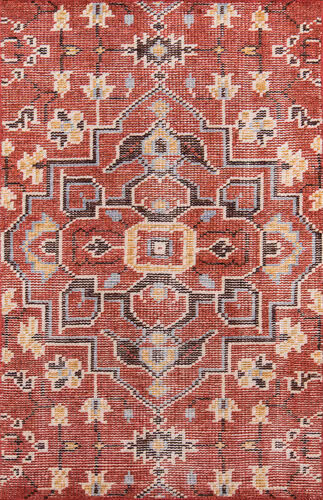Momeni Ophelia OPH-1 Red Hand Knotted Cotton Rug Product Image