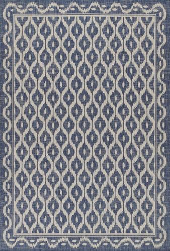 Momeni Riviera RV-02 Blue Power Loomed Synthetic Rug Product Image