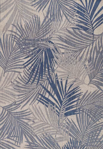 Momeni Riviera RV-04 Blue Power Loomed Synthetic Rug Product Image