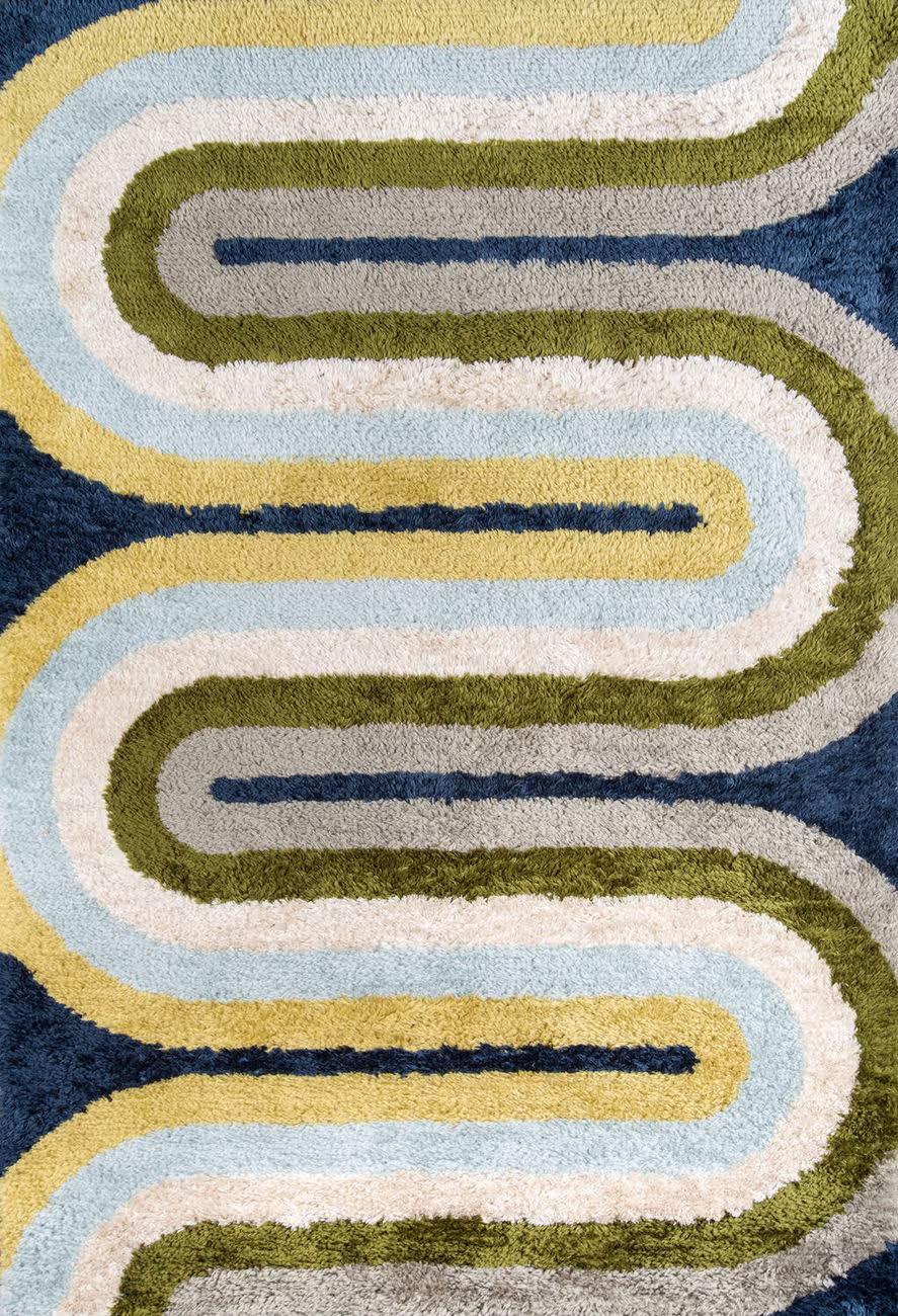 Momeni Retro RET-2 Hand Tufted Synthetic Rug