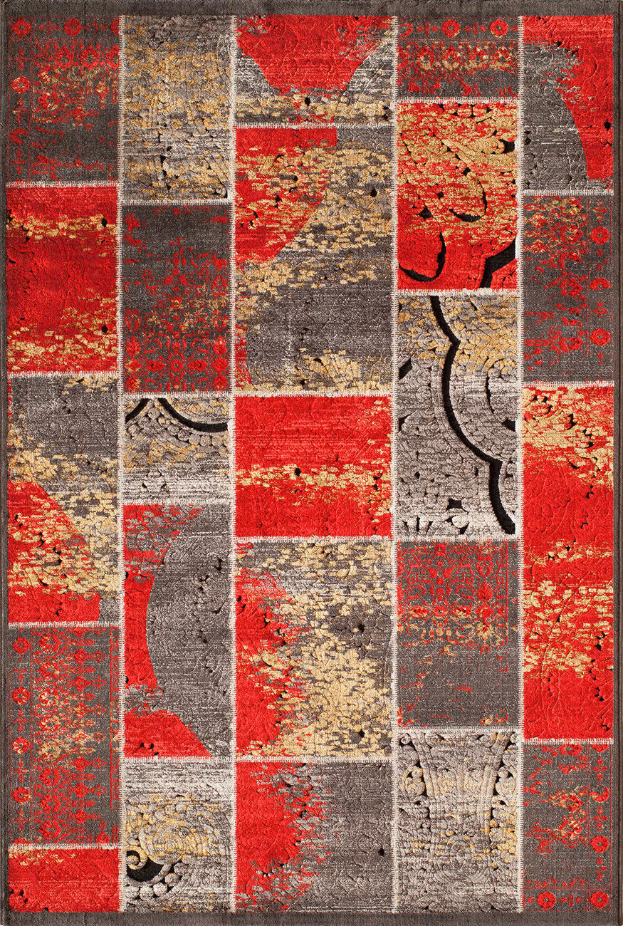 Momeni Vogue VG-01 Red Silk Rug