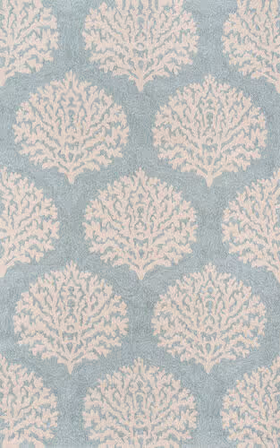 Momeni Veranda VR-45 Blue Hand Hooked Synthetic Rug Product Image