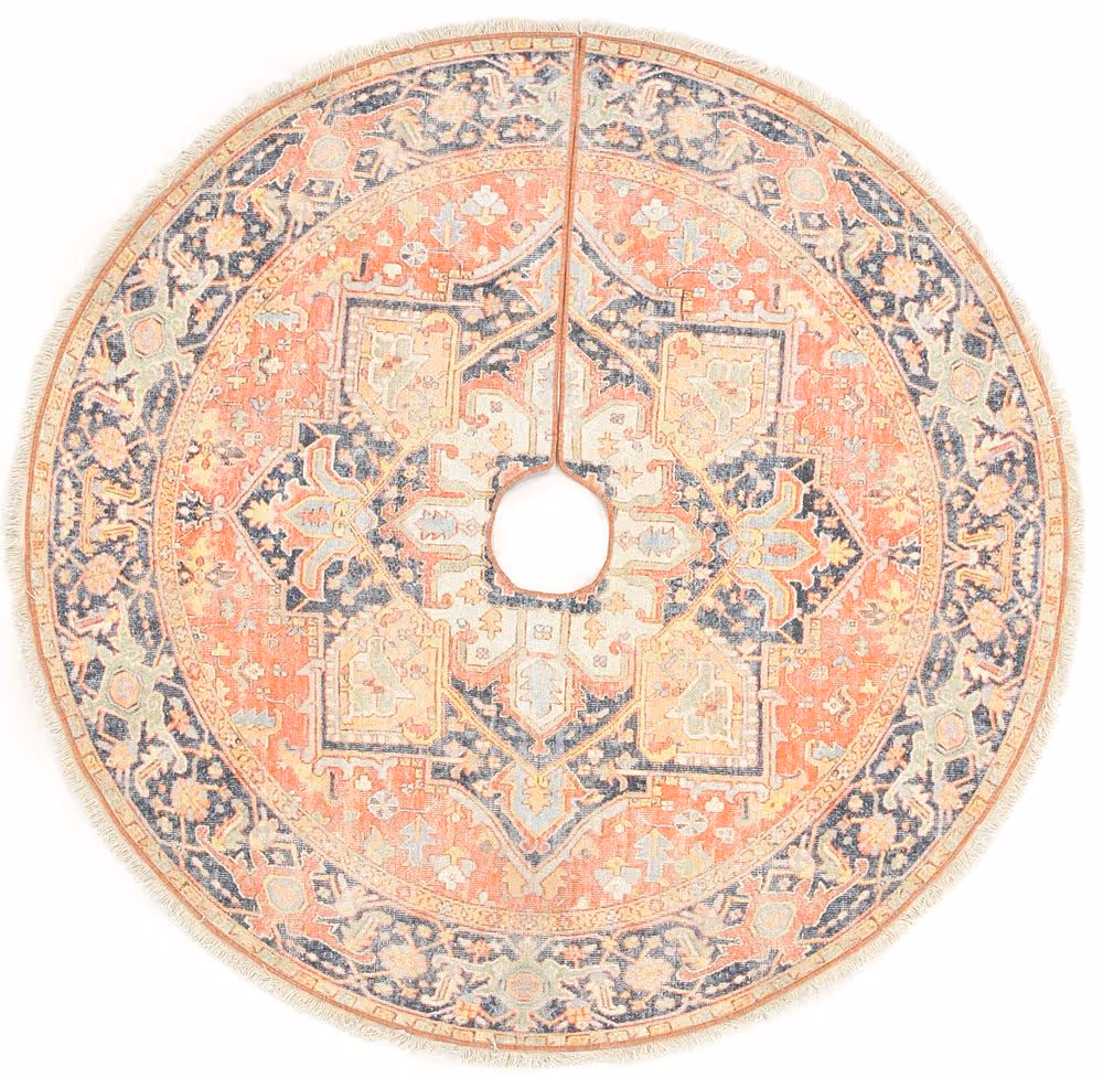 Momeni Vintage Tree Skirt VTS-1 Red Rug Product Image