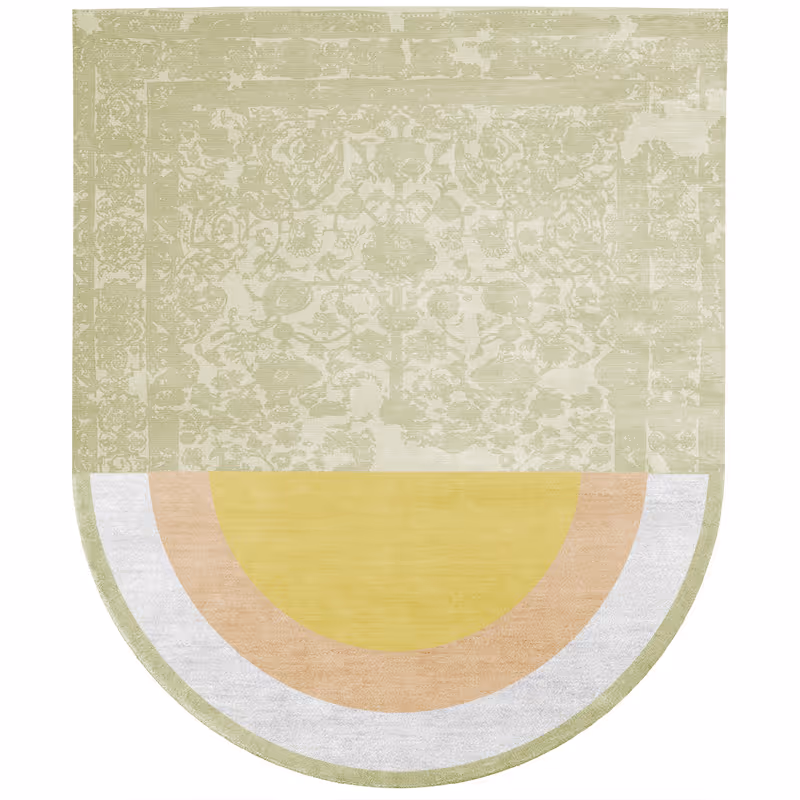 By Second Studio Ascoli Casale Edit Ac1562 Lint Green Natural Fiber Rug