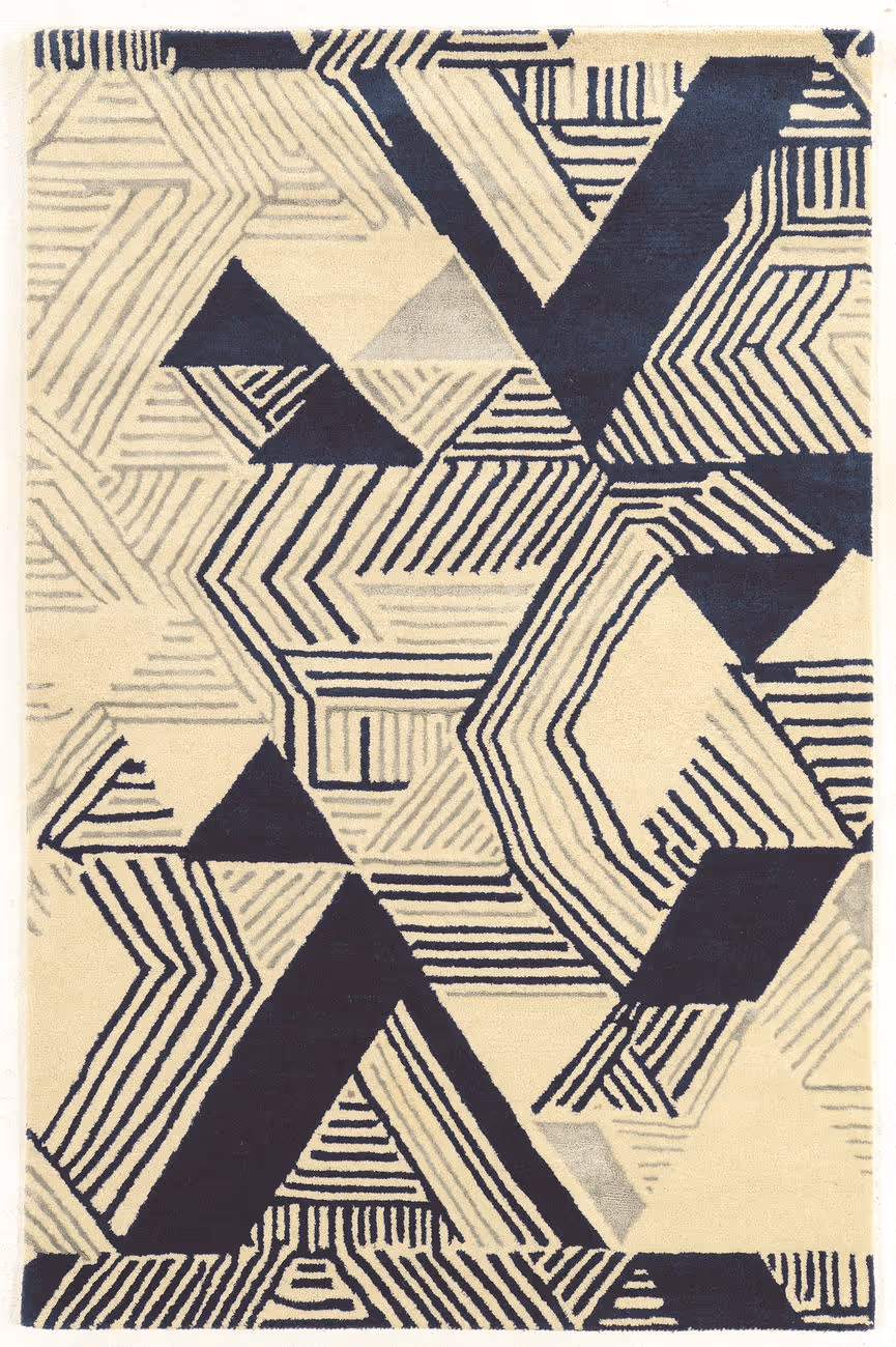 Linon Beige Patterned Rug 30