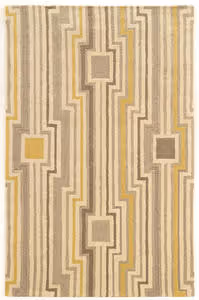 Linon Beige Patterned Rug 31 Product Image