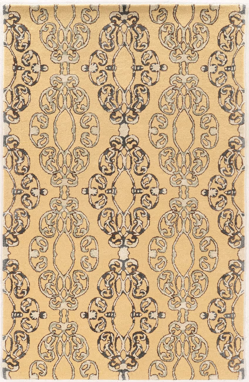 Linon Beige Patterned Rug 40
