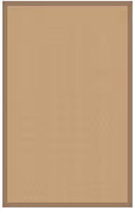 Linon Beige Solid Color Wool Rug 2 Product Image