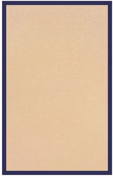 Linon Beige Solid Color Wool Rug 3