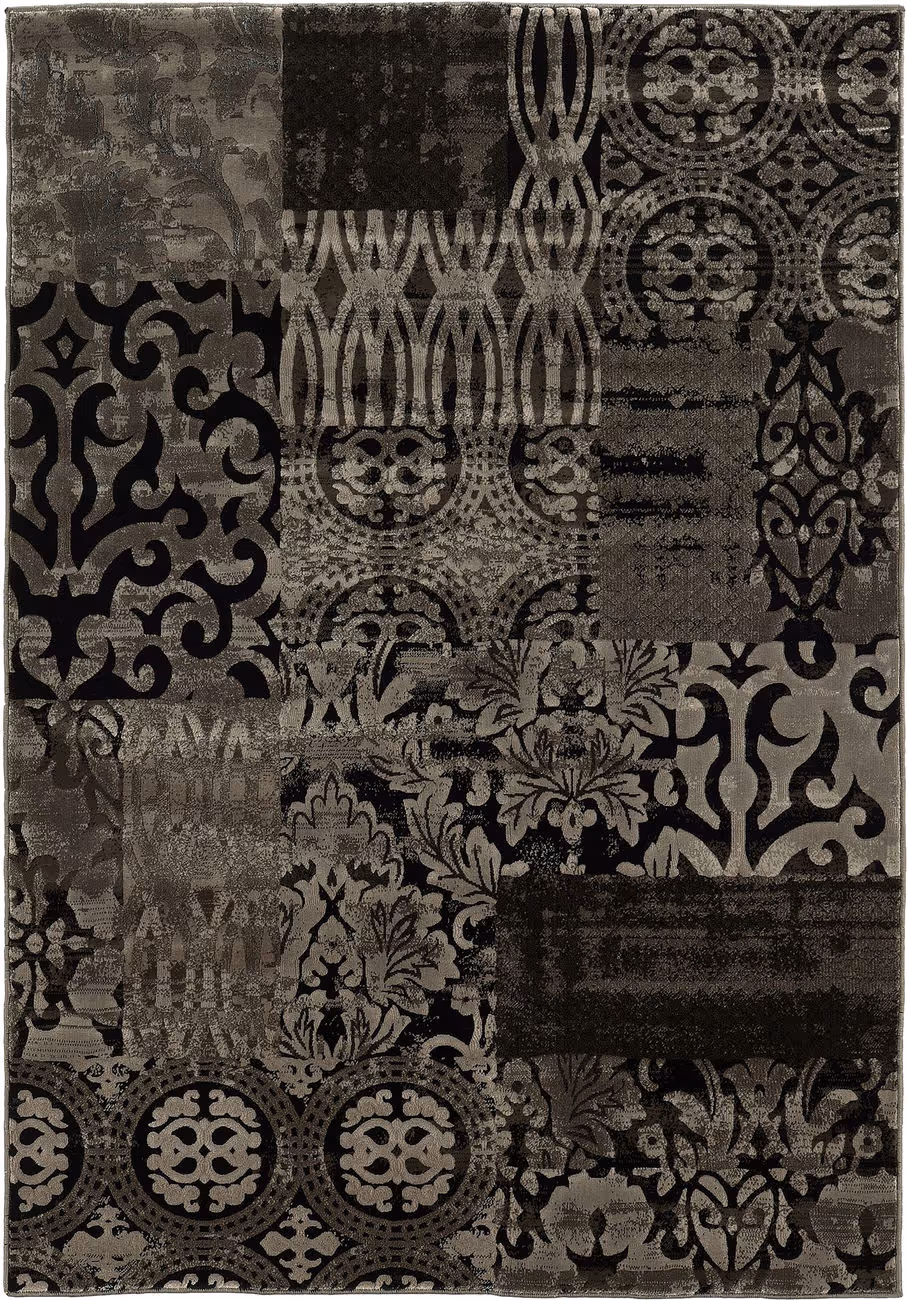 Linon Brown Patterned Rug 19