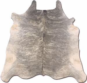 Linon Gray Cow Hide Rug Product Image