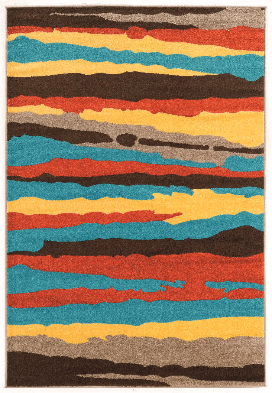 Linon Multi-Colored Rug 4
