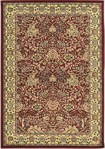 Linon Red Transitional Traditional Rug Product Image