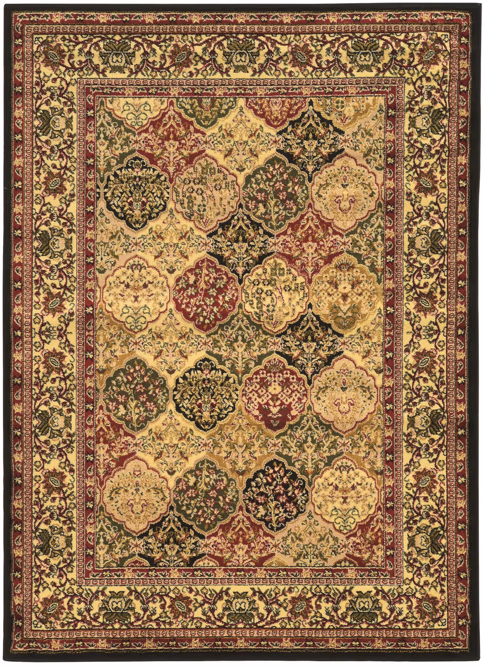 Linon Beige Transitional Traditional Rug 4