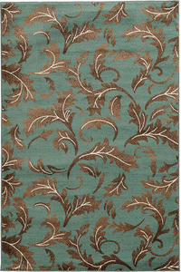 Linon Blue Transitional Rug Product Image