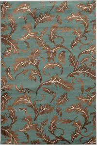 Linon Blue Transitional Rug Product Image