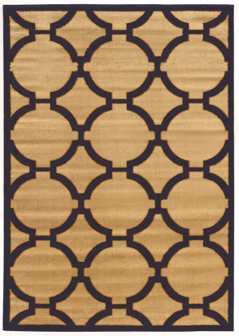 Linon Beige Rug 5