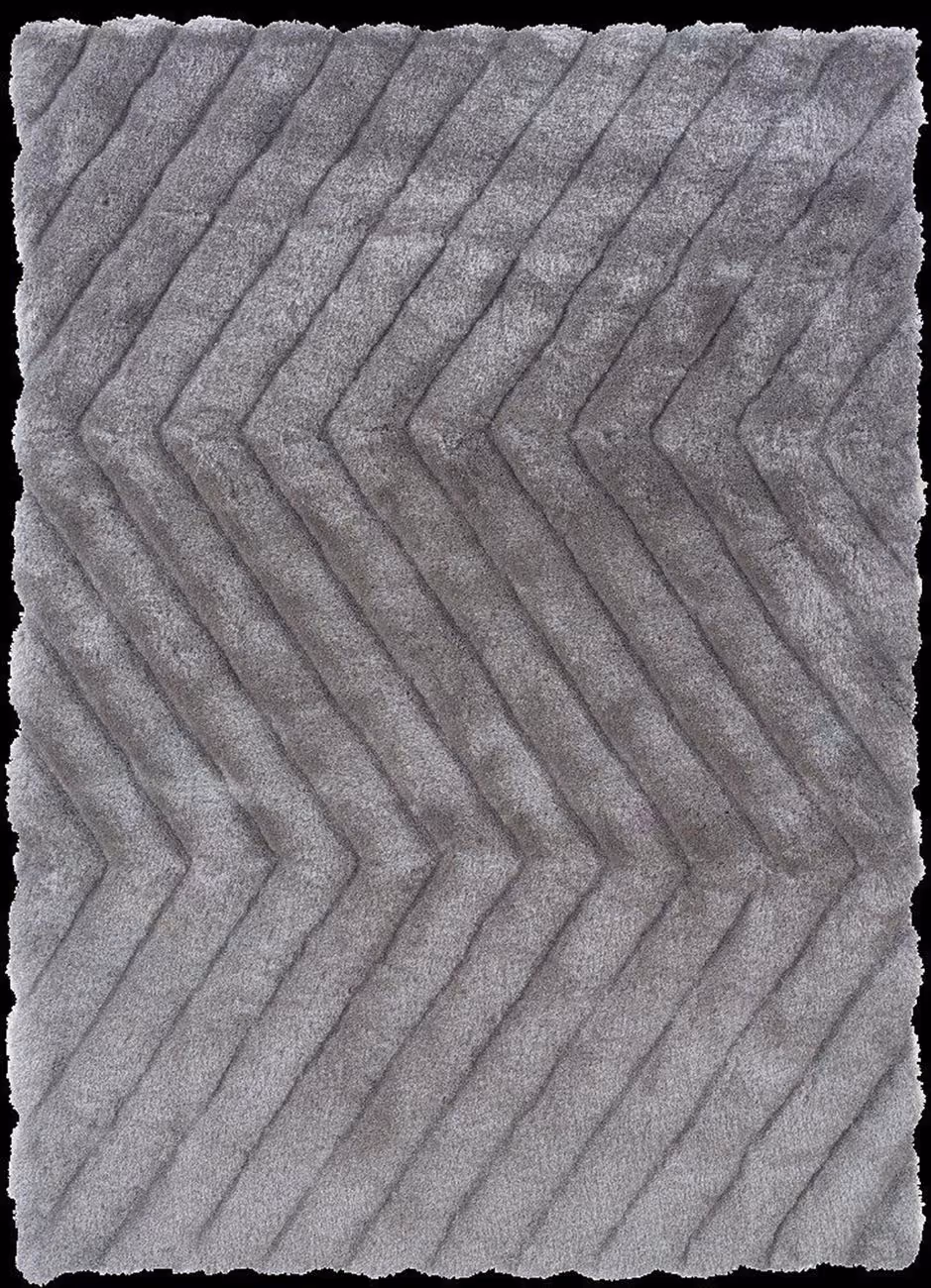 Linon Gray Hilo Rug 2