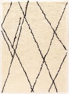 Linon Beige Patterned Rug Product Image