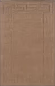 Linon Brown Solid Color Rug Product Image