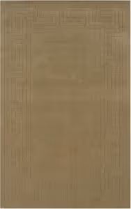 Linon Brown Solid Color Rug 2 Product Image