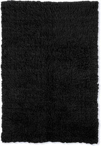 Linon Black Shag Wool Rug Product Image