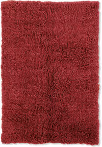 Linon Red Shag Wool Rug 2 Product Image