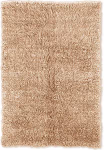 Linon Beige Shag Wool Rug Product Image