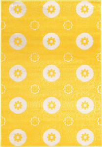 Linon Yellow Rug 3 Product Image
