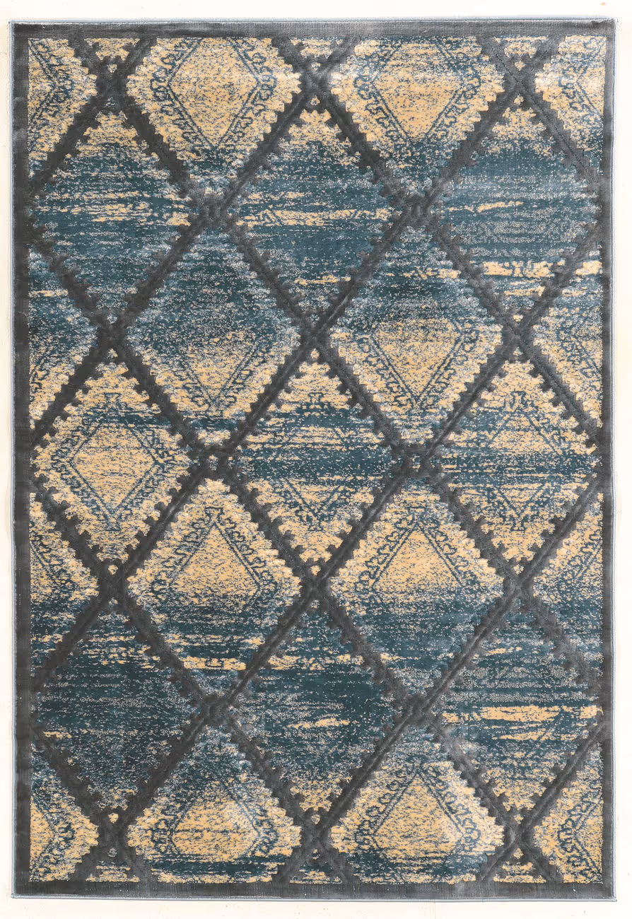 Linon Blue Rug 10
