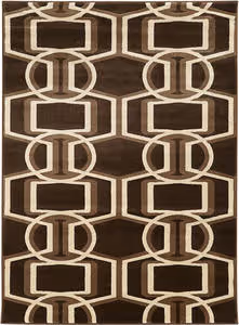 Linon Brown Rug 5 Product Image