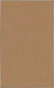 Linon Beige Solid Color Rug 2 Product Image