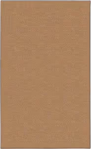 Linon Beige Solid Color Rug 2 Product Image