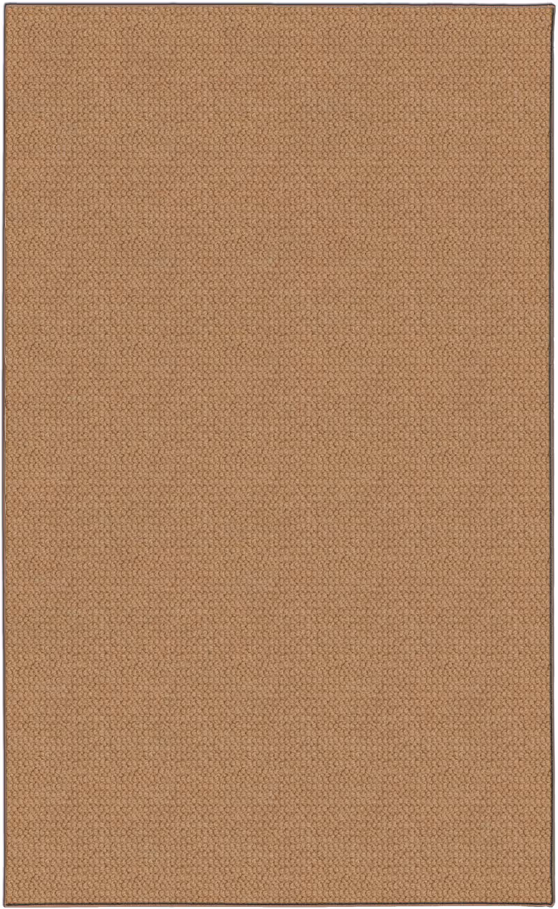 Linon Beige Solid Color Rug 2